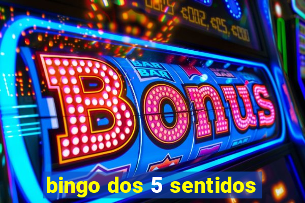 bingo dos 5 sentidos